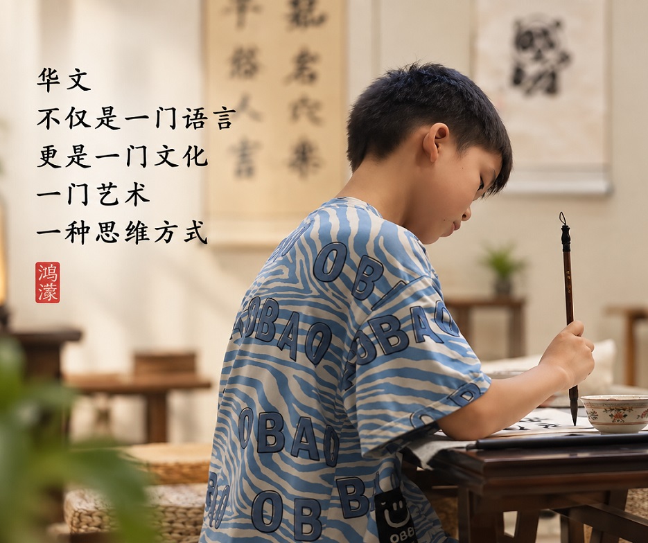 Chinese Calligraphy Class for Children in Hougang – Hong Meng Academy