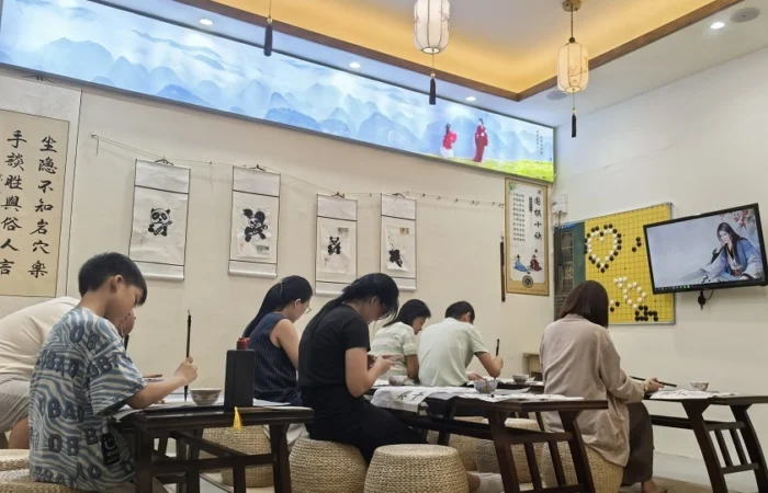 chinese-calligraphy-class-hougang Chinese calligraphy class at Hong Meng Academy in Hougang