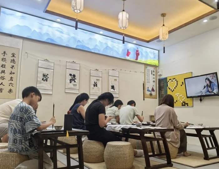 chinese-calligraphy-class-hougang Chinese calligraphy class at Hong Meng Academy in Hougang